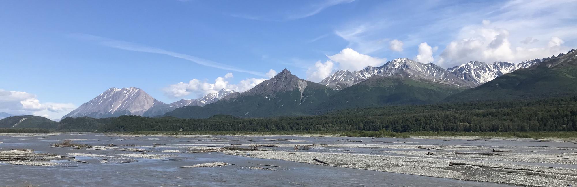 The Matanuska River near Chickaloon, Alaska